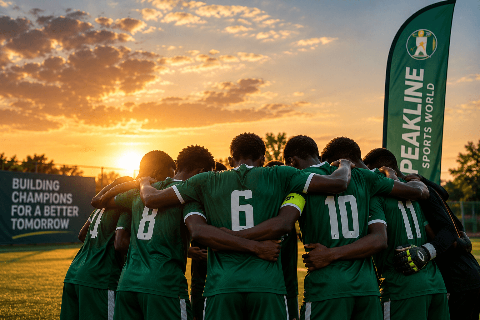 Youth Team Huddle