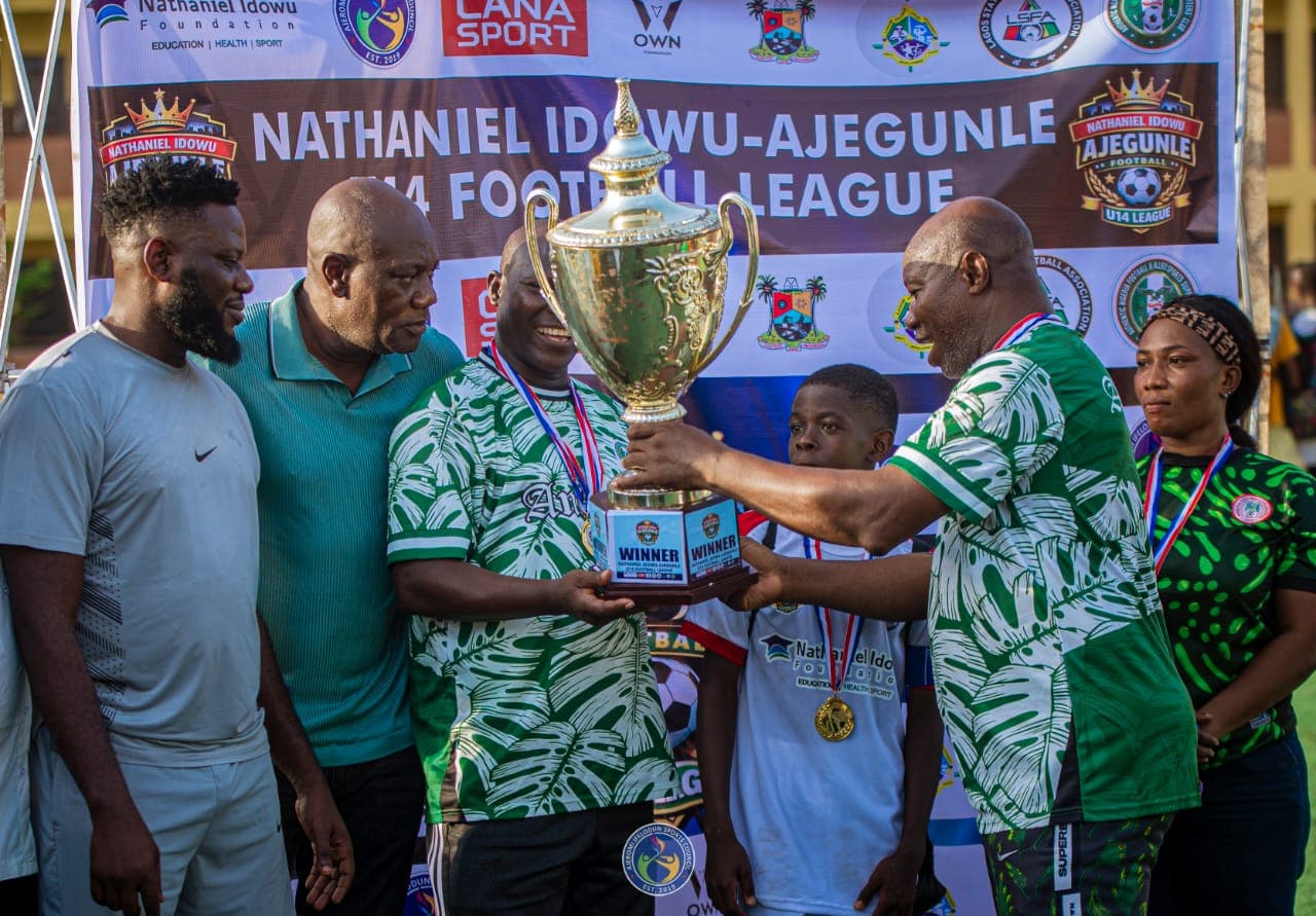 U-14 Trophy Celebration